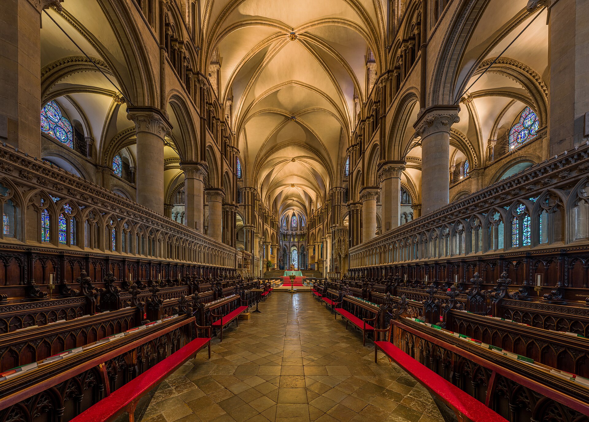 Exterior view of Canterbury Cathedral