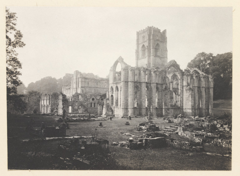 Exterior view of Fountains Abbey