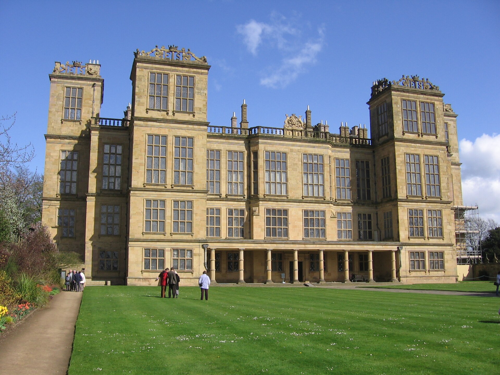 Exterior view of Hardwick Hall