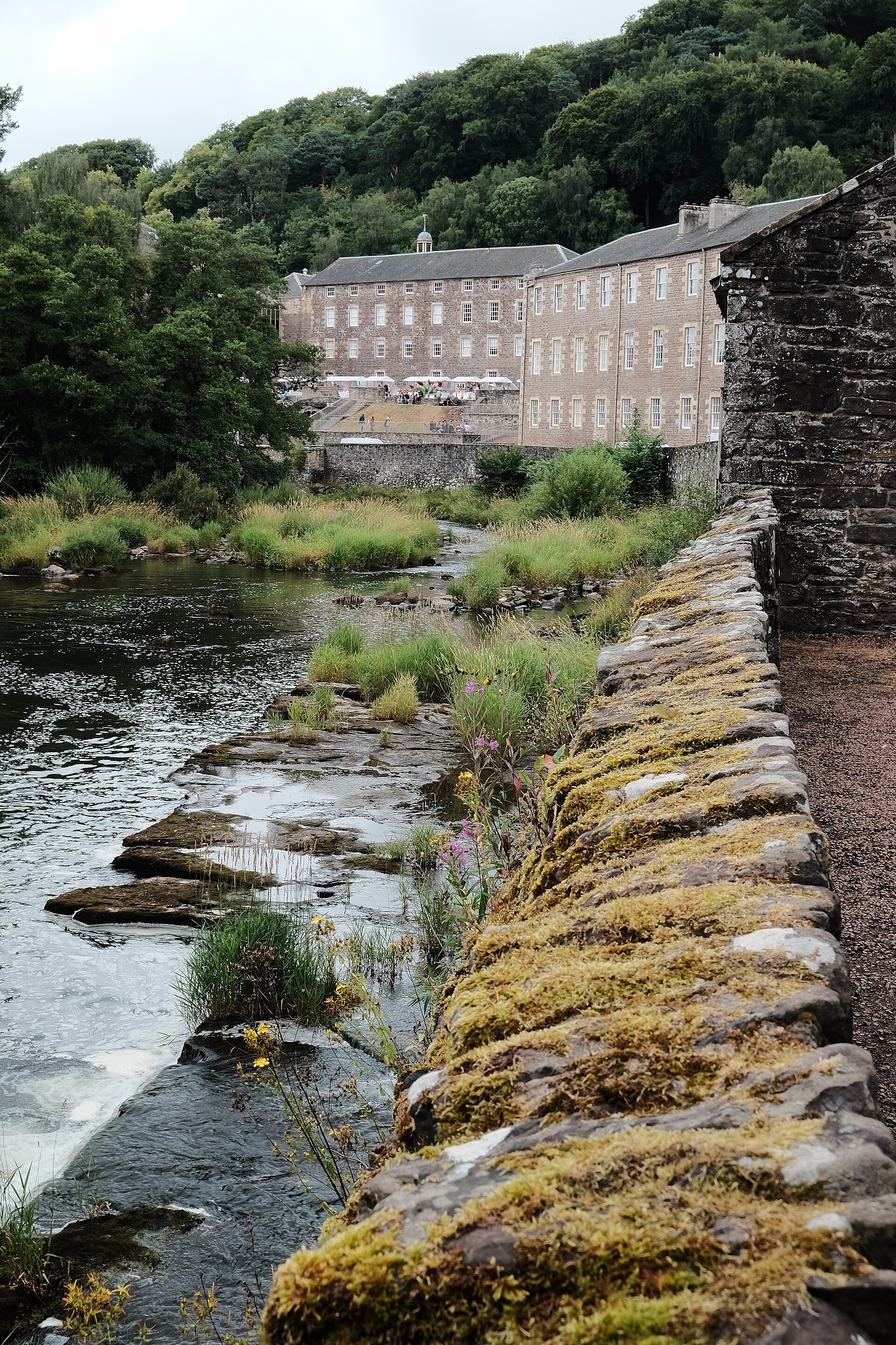 Exterior view of New Lanark