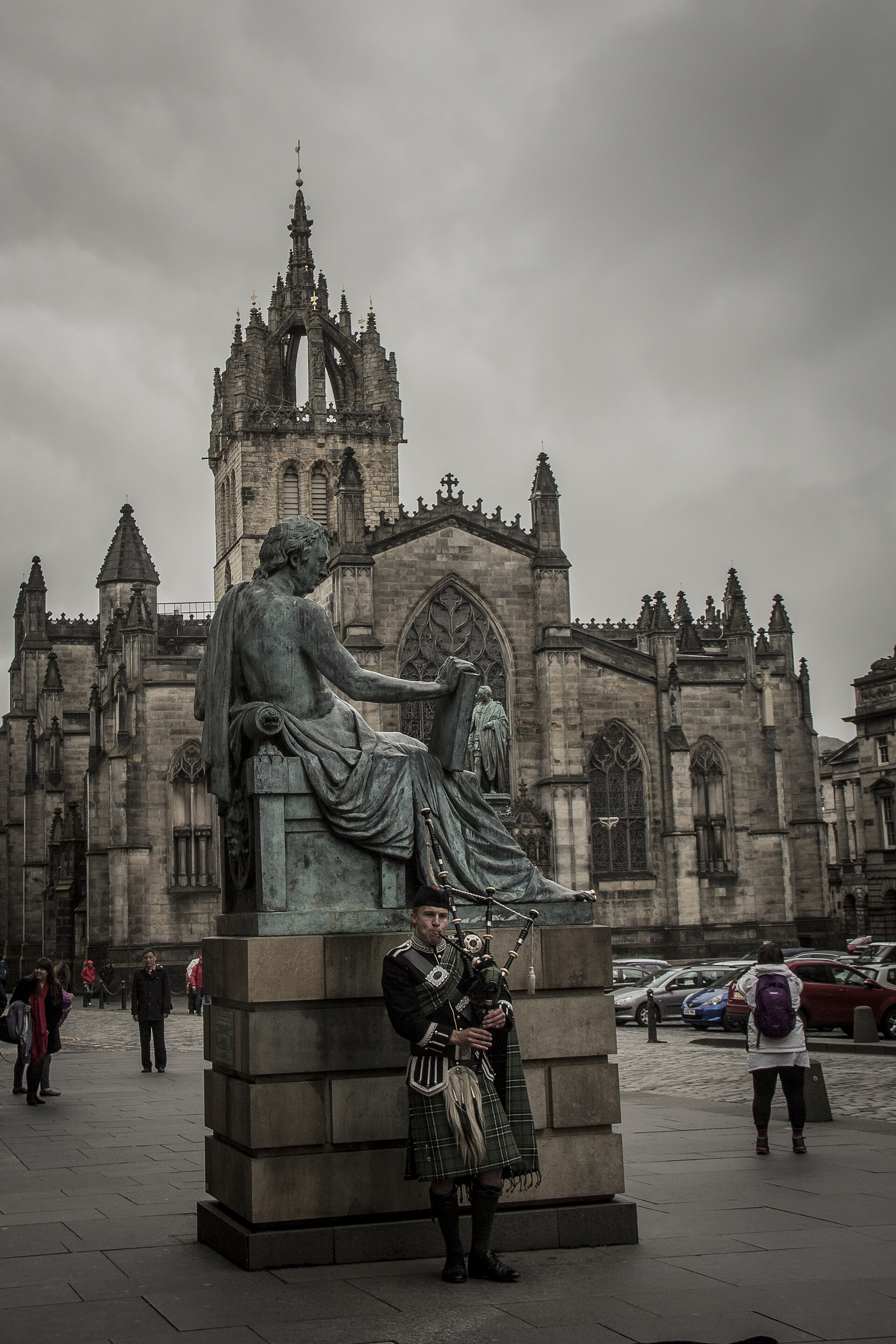 Exterior view of St Giles’ Cathedral