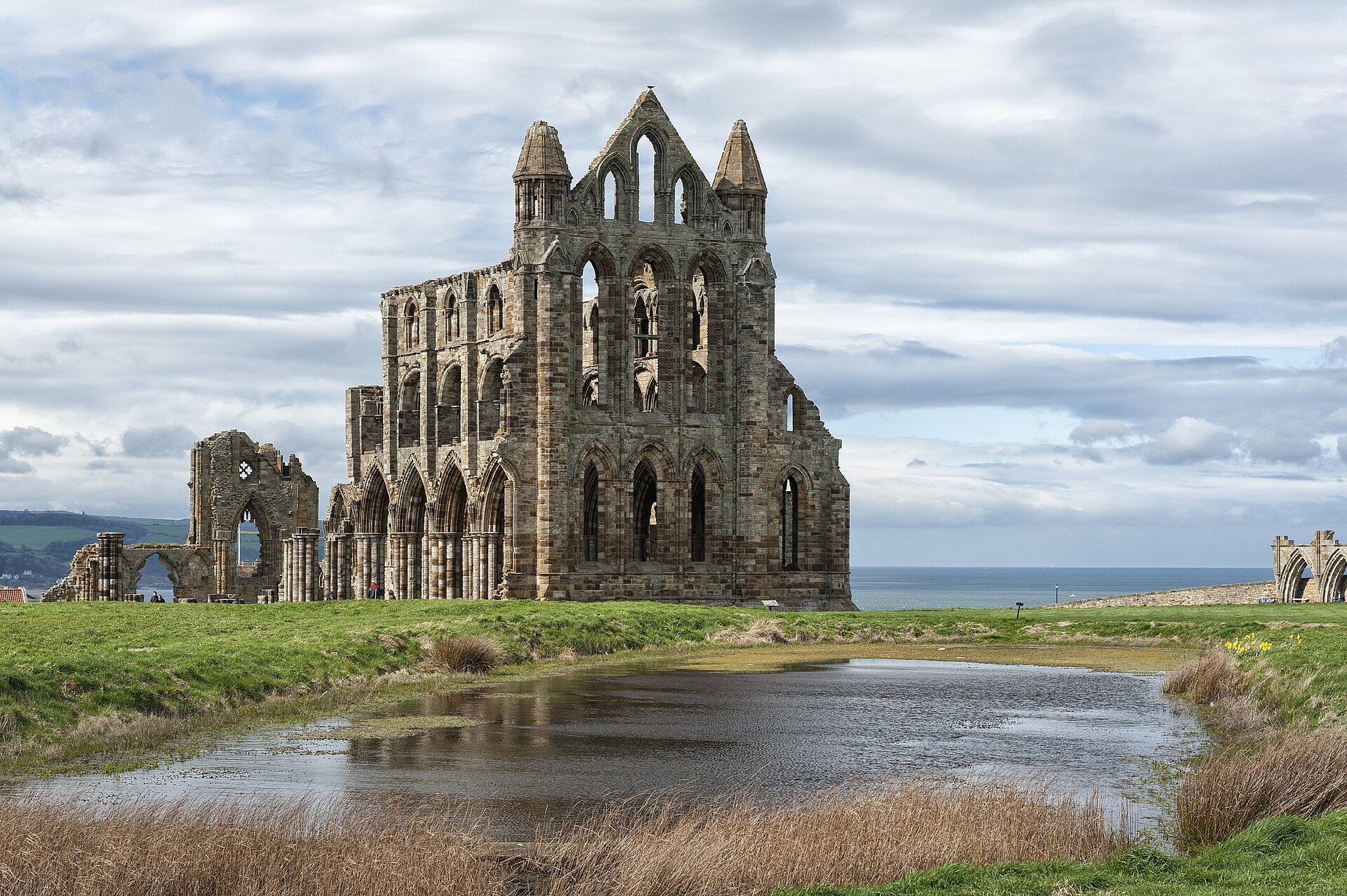 Exterior view of Whitby Abbey